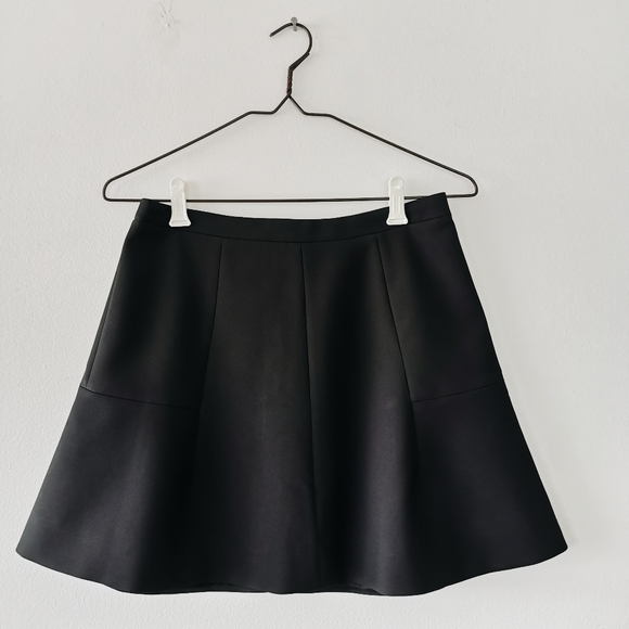 J. Crew Black Mini Skirt - Picture 1 of 7